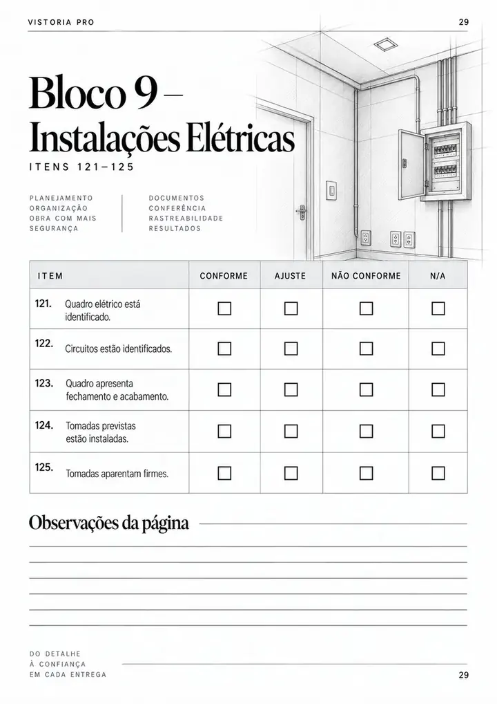 Página real do Vistoria PRO